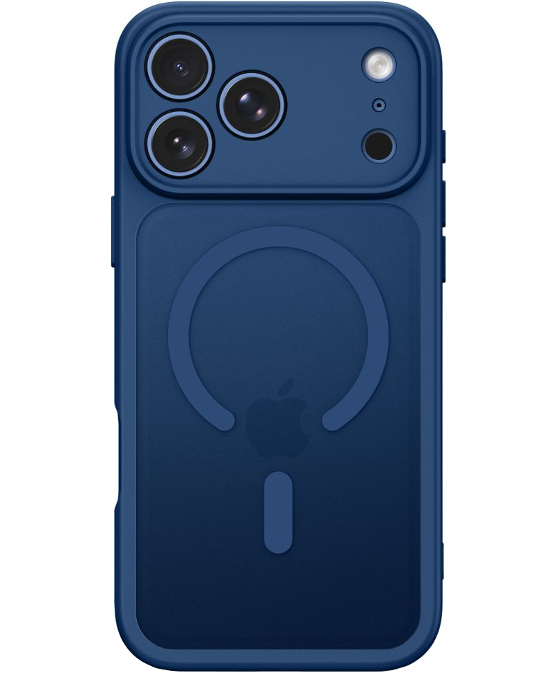 Funda MagSafe para Apple iPhone 18 Pro / 17 Pro, Tech-Protect, BasicMag, Azul Marino Mate