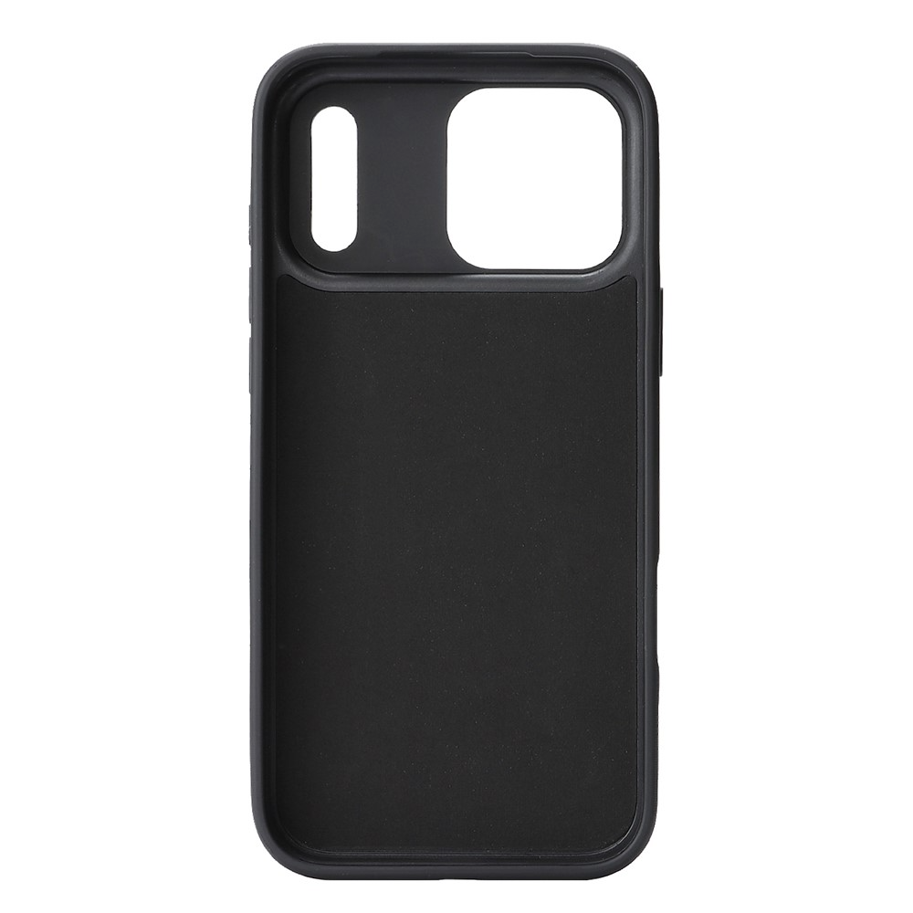 Funda MagSafe para Apple iPhone 17 Pro Max, OEM, Anillo de Metal de Carbono, Negra