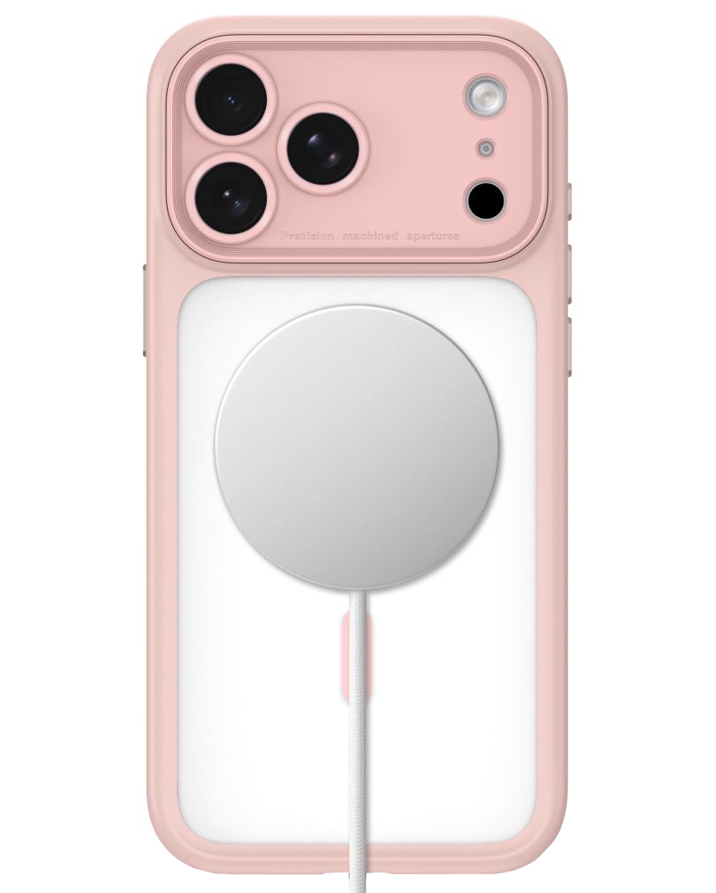 Funda MagSafe para Apple iPhone 18 Pro / 17 Pro, Tech-Protect, MagPeak CC, Rosa Mate