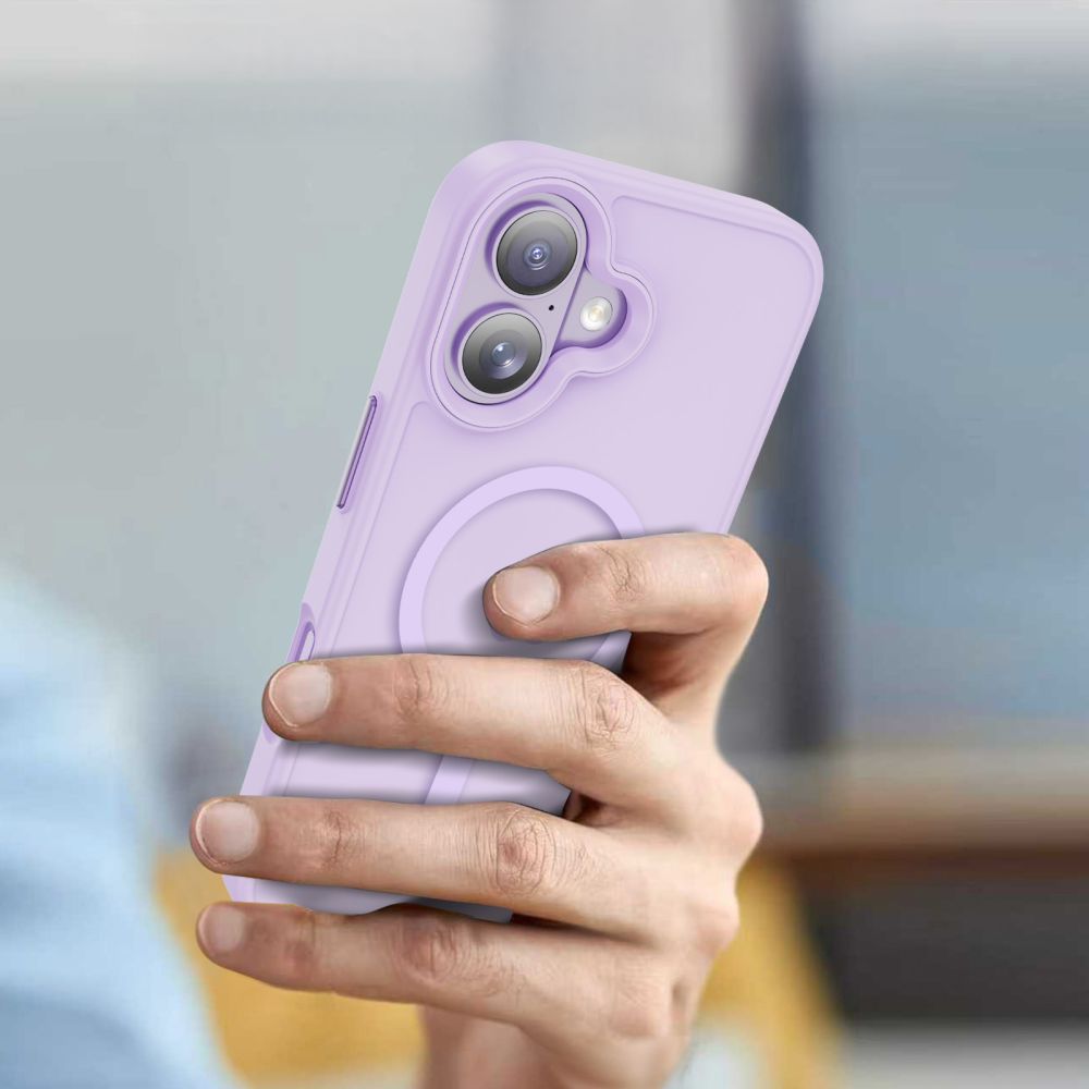 Funda MagSafe para Apple iPhone 17, Tech-Protect, Magmat, Morado Mate