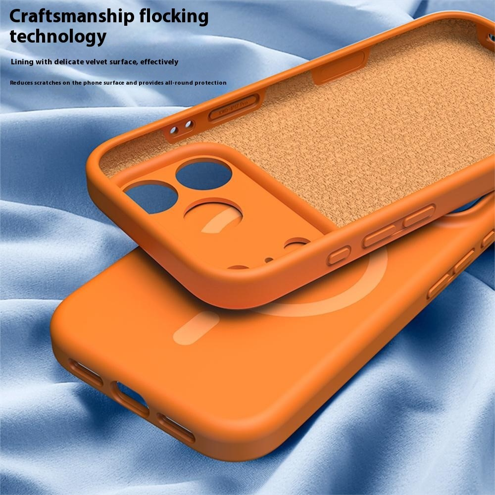 Funda MagSafe para Apple iPhone 17 Pro Max, OEM, Silicona Líquida, Turquesa