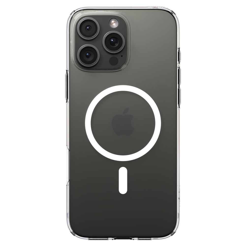 Funda MagSafe para Apple iPhone 16 Pro, Spigen, cristal líquido, transparente ACS08389