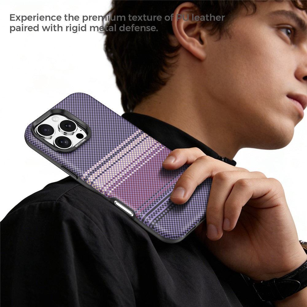 Funda MagSafe para Apple iPhone 16 Pro Max, OEM, Gradient Rainbow, Morado