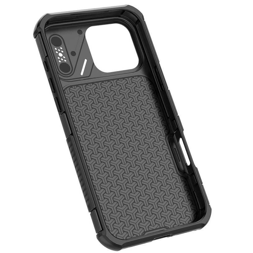 Funda MagSafe para Apple iPhone 18 Pro / 17 Pro, OEM, Protección de Carbono y Esquinas, Morado