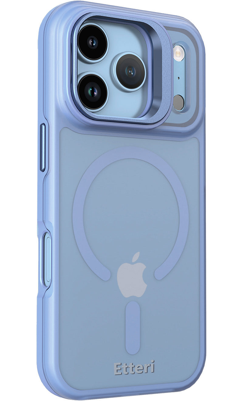 Funda MagSafe para Apple iPhone 18 Pro / 17 Pro, Etteri, Morning Fog, Azul