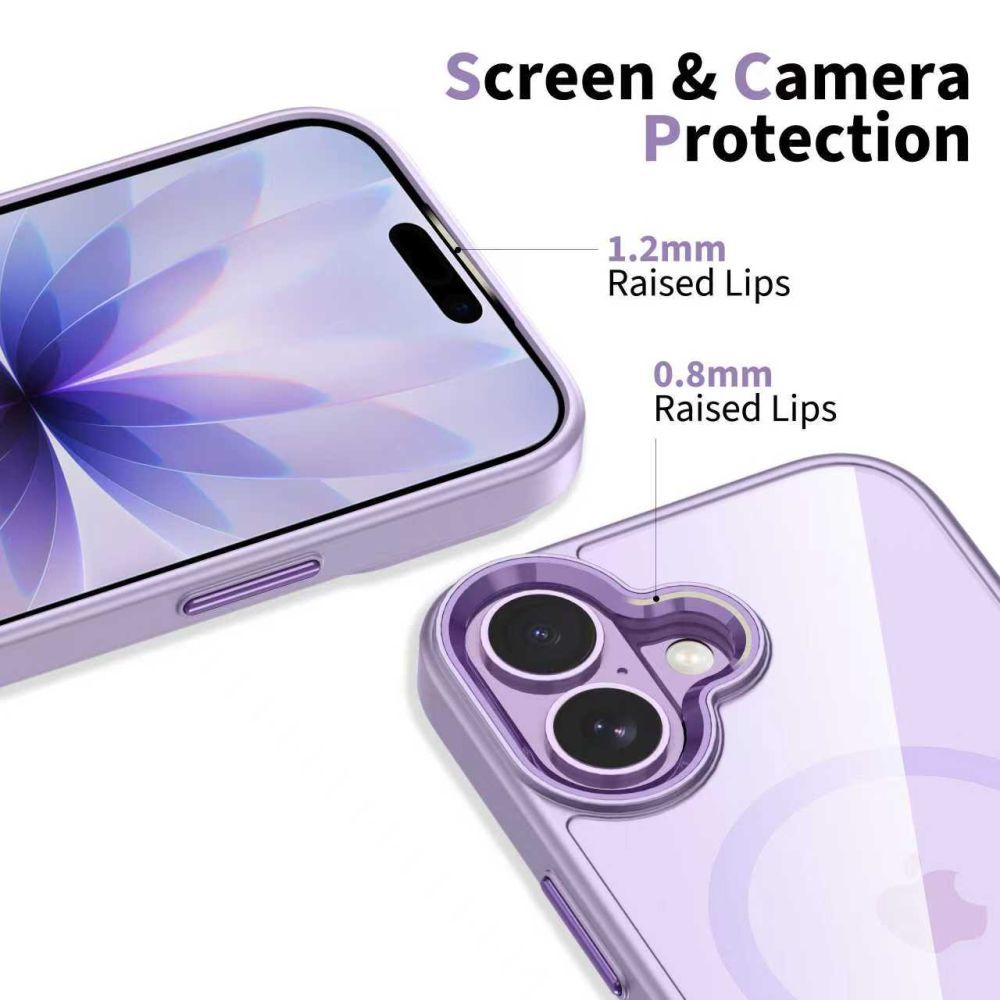 Funda MagSafe para Apple iPhone 17, Tech-Protect, Magmat, Morado