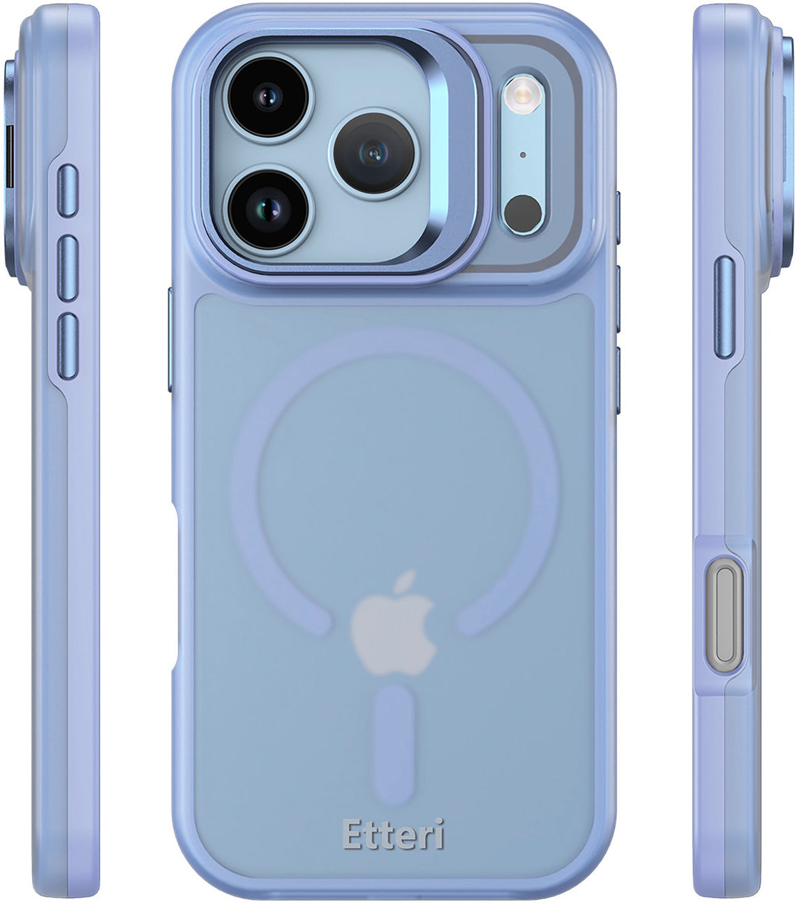 Funda MagSafe para Apple iPhone 18 Pro / 17 Pro, Etteri, Morning Fog, Azul