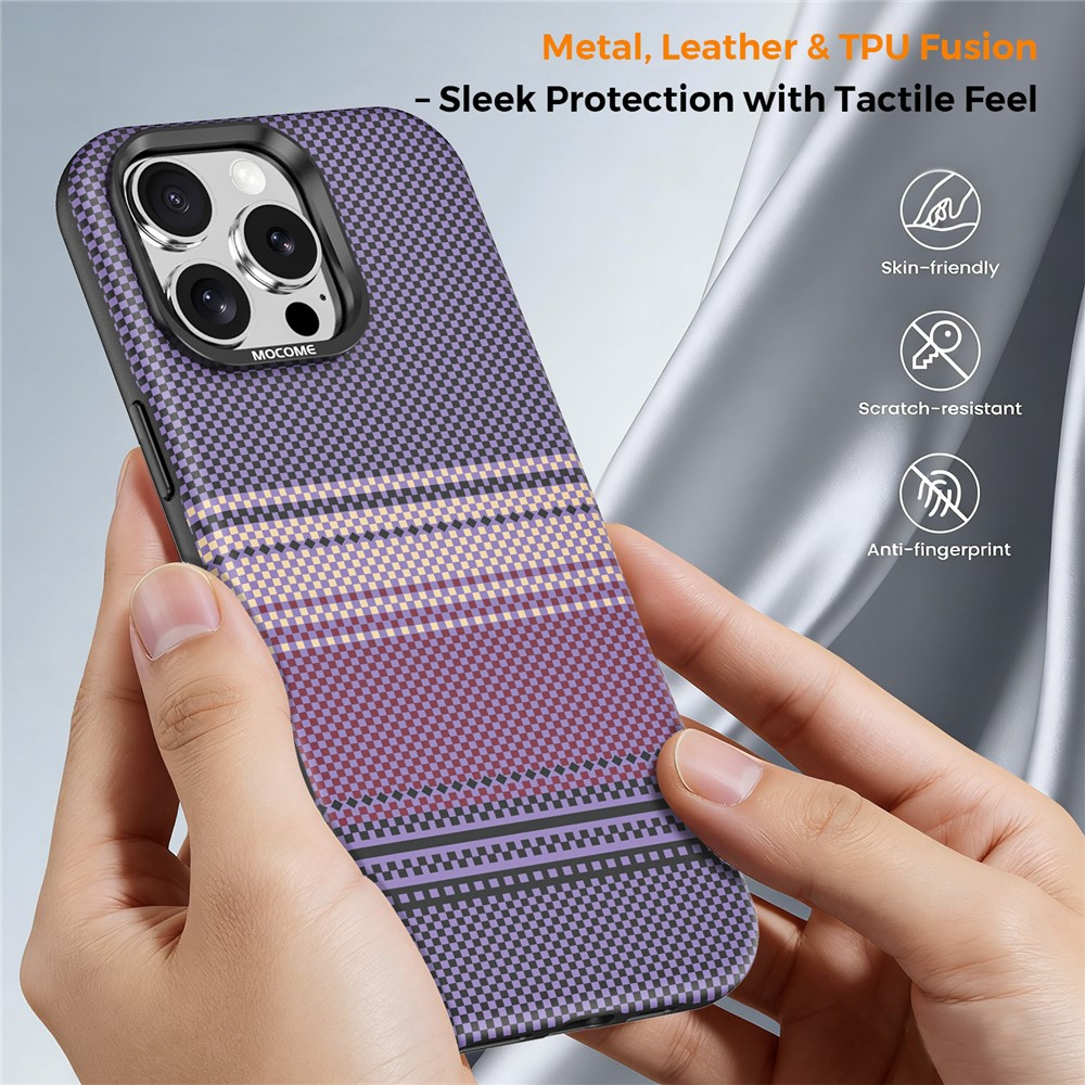 Funda MagSafe para Apple iPhone 16 Pro Max, OEM, Gradient Rainbow, Morado