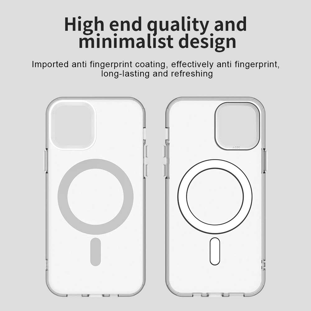 Funda MagSafe para Apple iPhone 12 / 12 Pro, Techsuit, CandyCase, Blanca