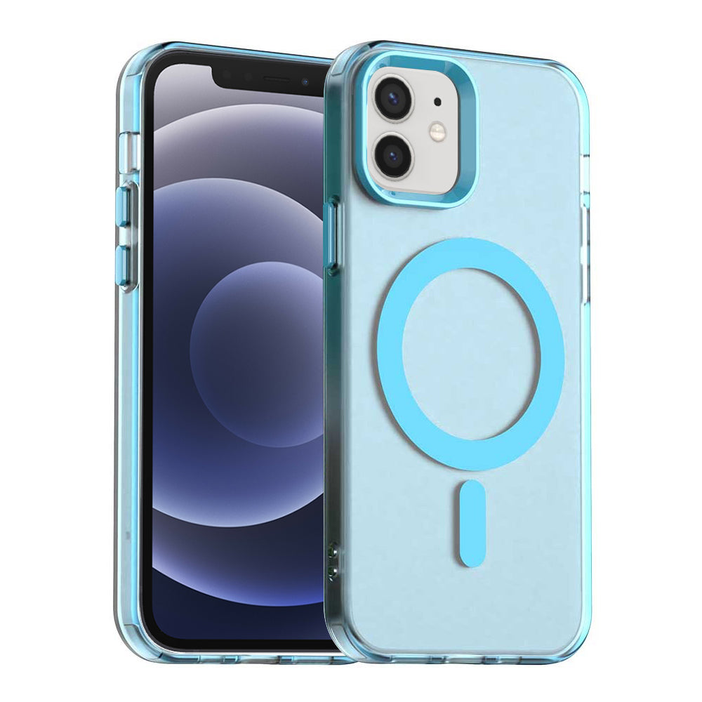 Funda MagSafe para Apple iPhone 12 / 12 Pro, Techsuit, CandyCase, Azul