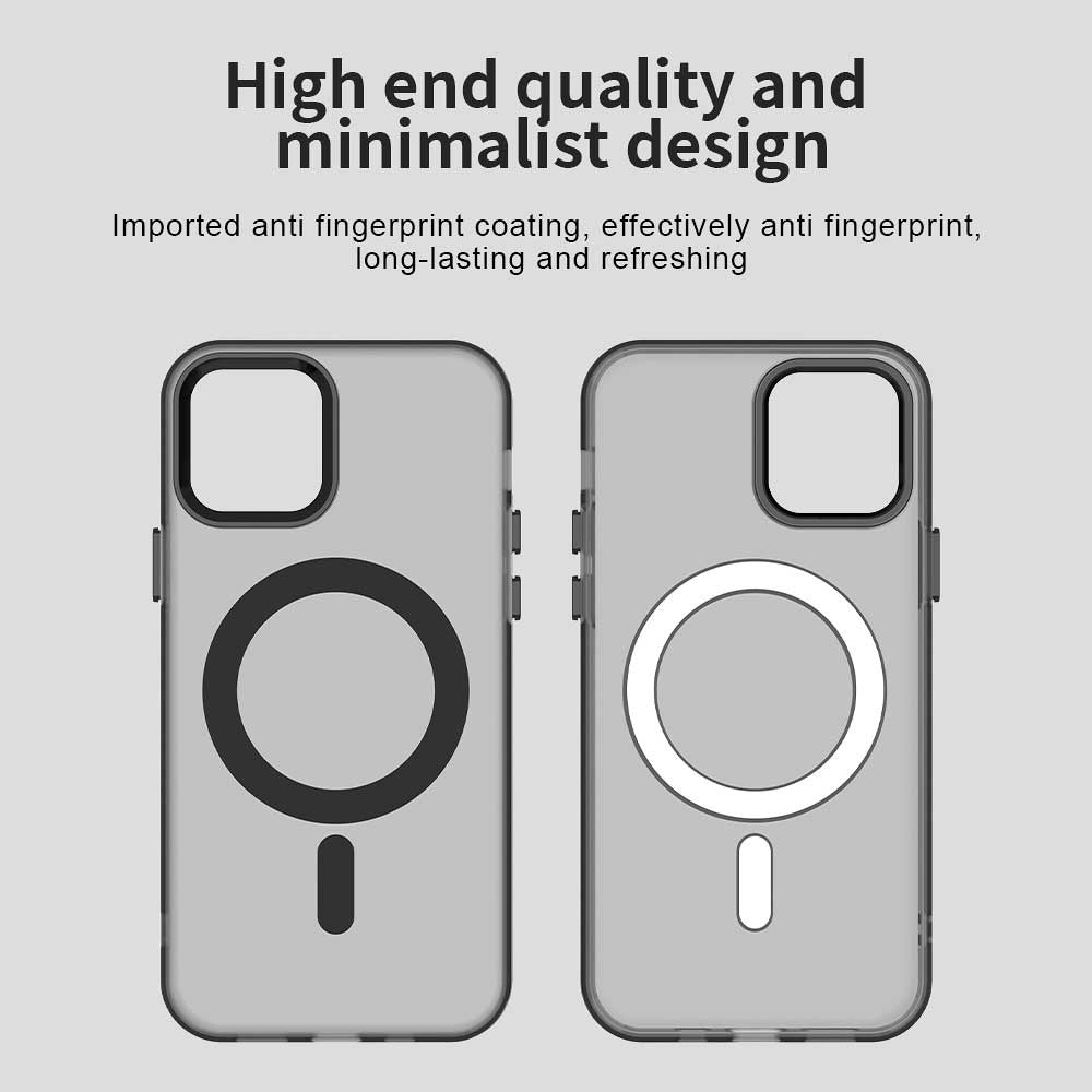 Funda MagSafe para Apple iPhone 12 / 12 Pro, Techsuit, CandyCase, Negra