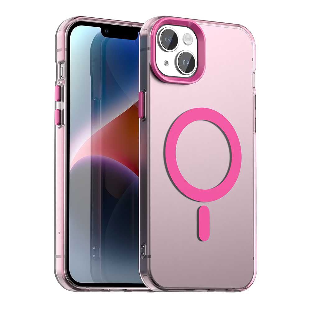 Funda MagSafe para Apple iPhone 13, Techsuit, CandyCase, Rosa