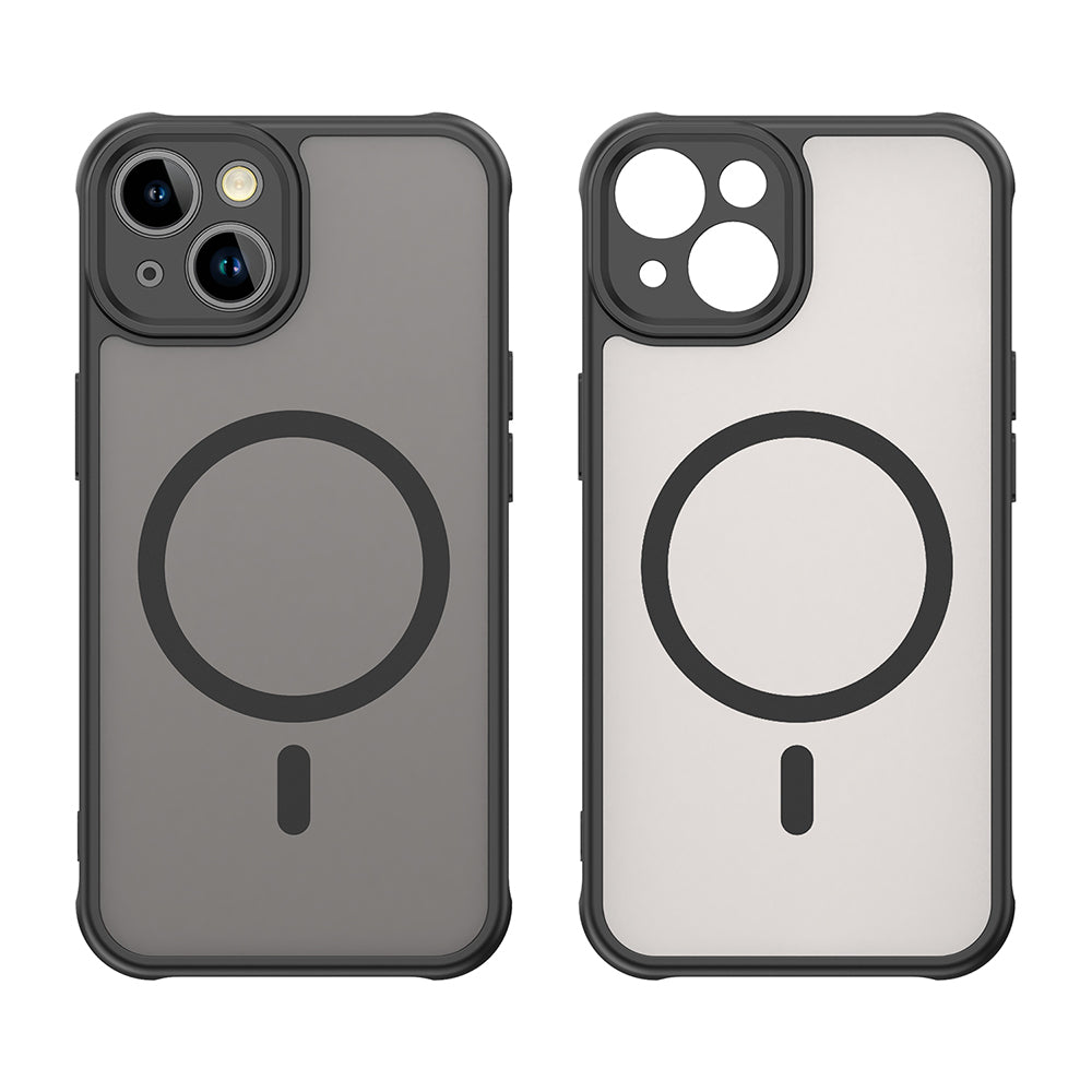 Funda MagSafe para Apple iPhone 13, Techsuit, HaloFrost II, Negra