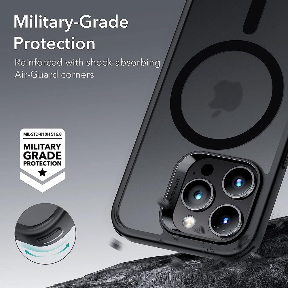Funda MagSafe para Apple iPhone 14 Pro, ESR, Classic Hybrid, Negra Satinada