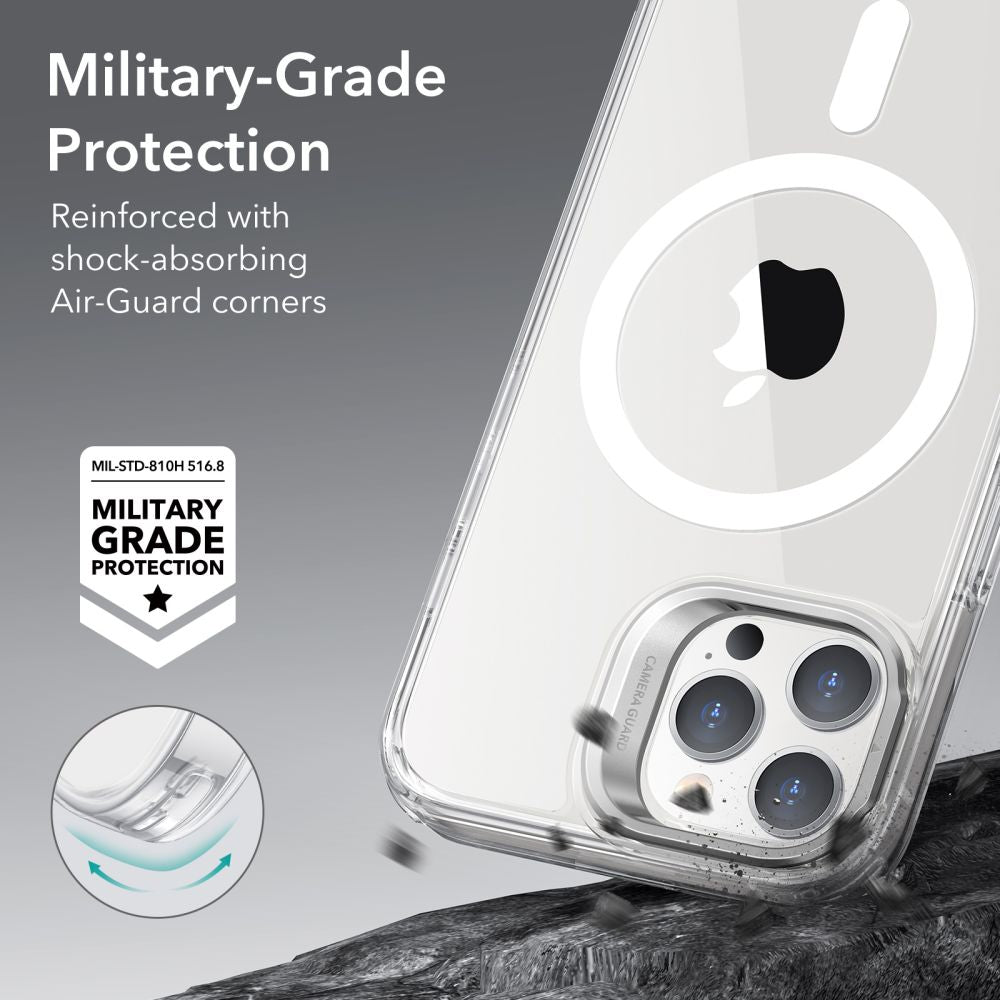 Funda MagSafe para Apple iPhone 14 Pro, ESR, Classic Kickstand, Transparente