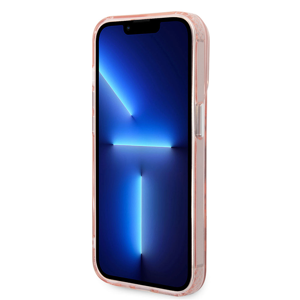 Funda MagSafe para Apple iPhone 14 Pro Max, Karl Lagerfeld, Karl & Choupette Aluminium, Rosa