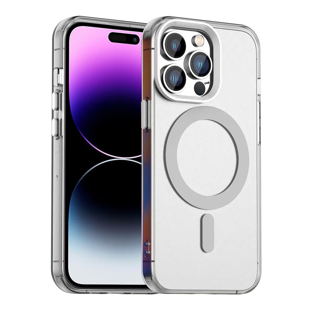 Funda MagSafe para Apple iPhone 14 Pro, Techsuit, CandyCase, Blanca