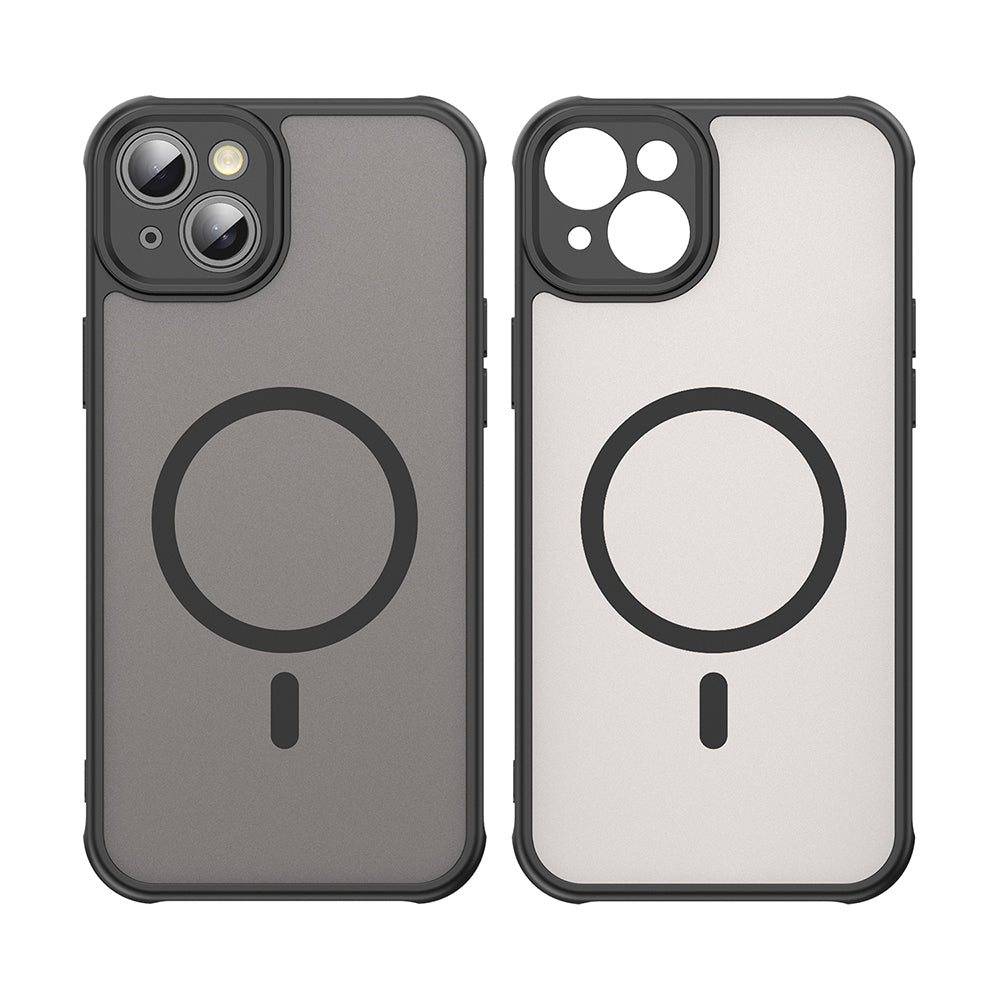 Funda MagSafe para Apple iPhone 14, Techsuit, HaloFrost II, Negra
