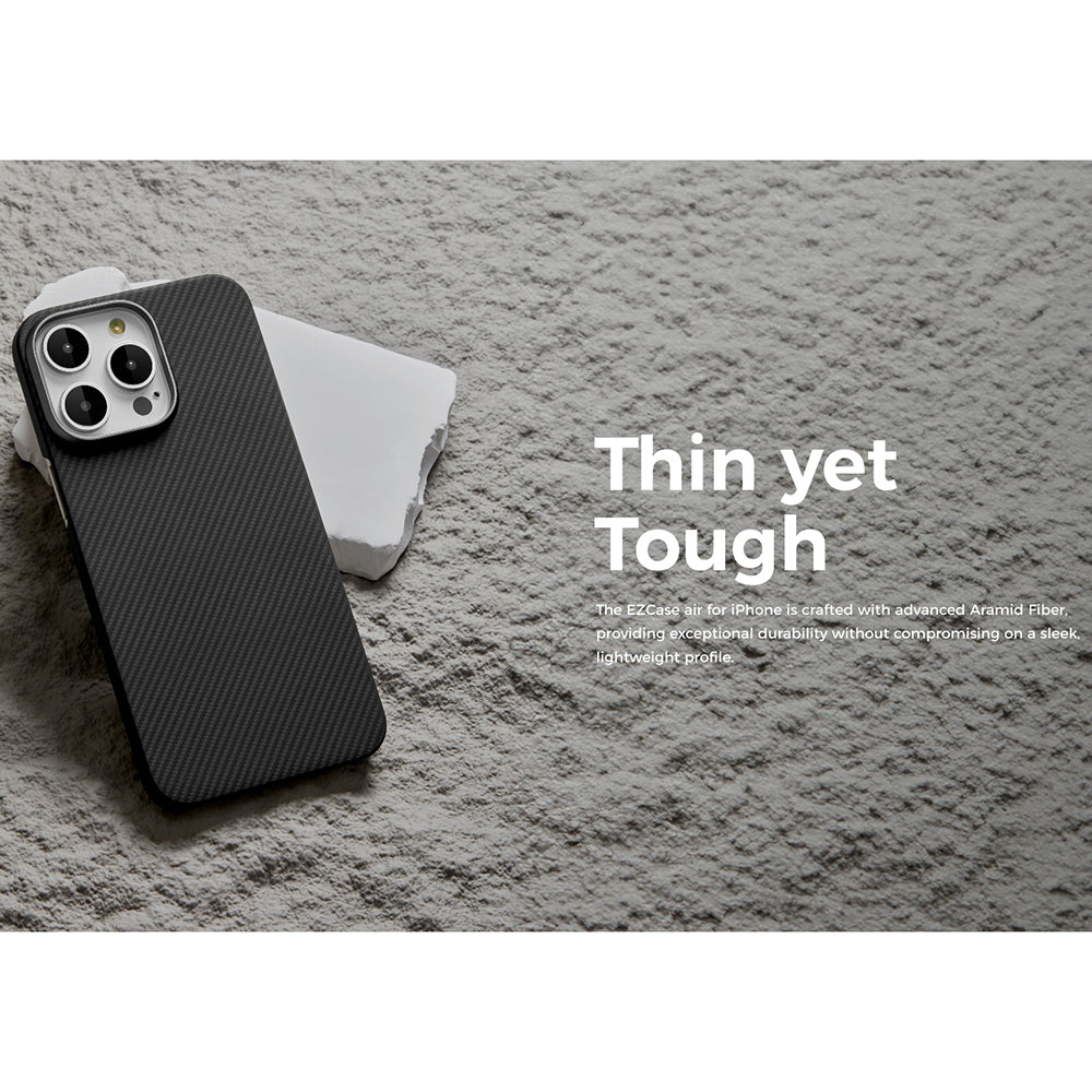 Funda MagSafe para Apple iPhone 15, Edizard, Air, Negra