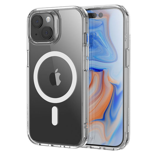 Funda MagSafe para Apple iPhone 15 Plus, ESR, Classic Hybrid, Transparente