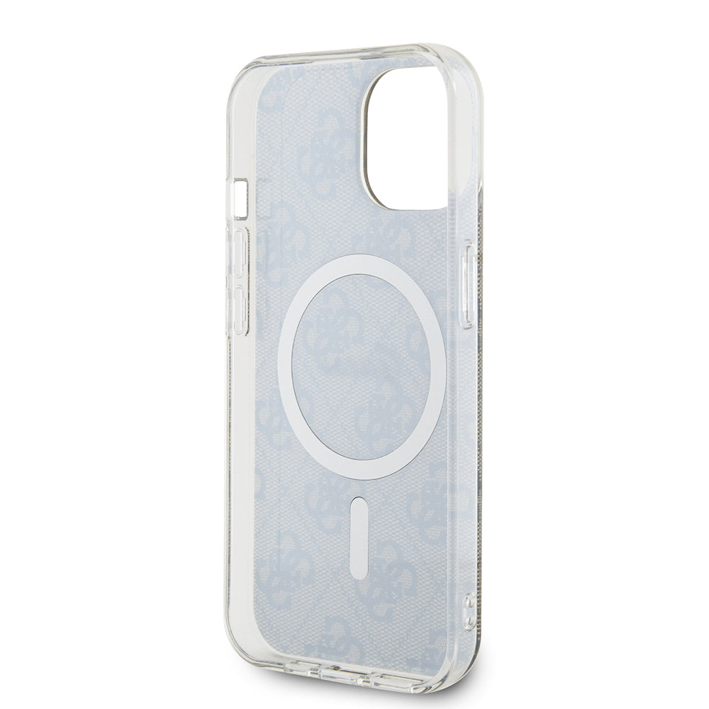 Funda MagSafe para Apple iPhone 15 Plus, Guess, IML 4G, Marrón