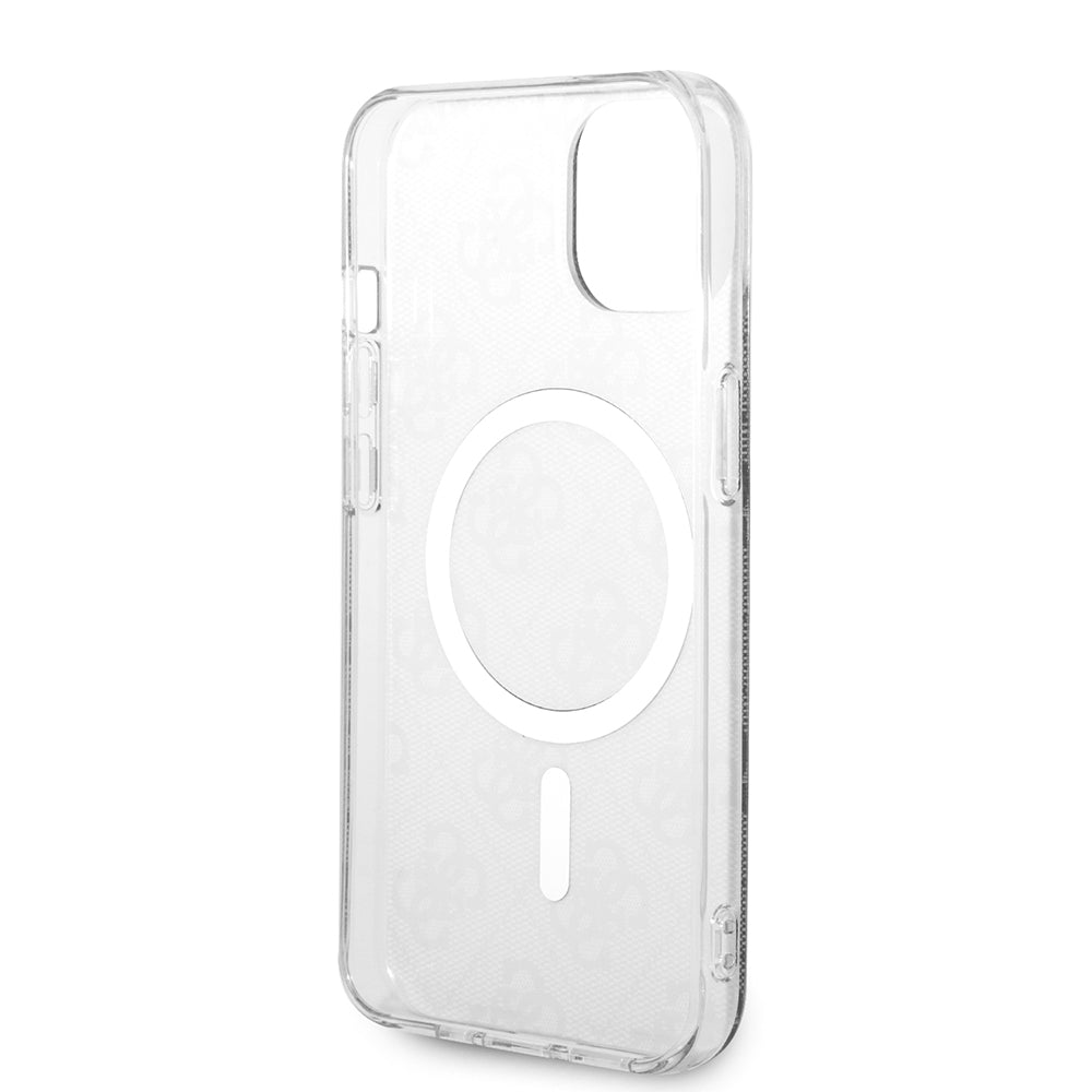 MagSafe Case for Apple iPhone 15 Plus, Guess, IML 4G, Black