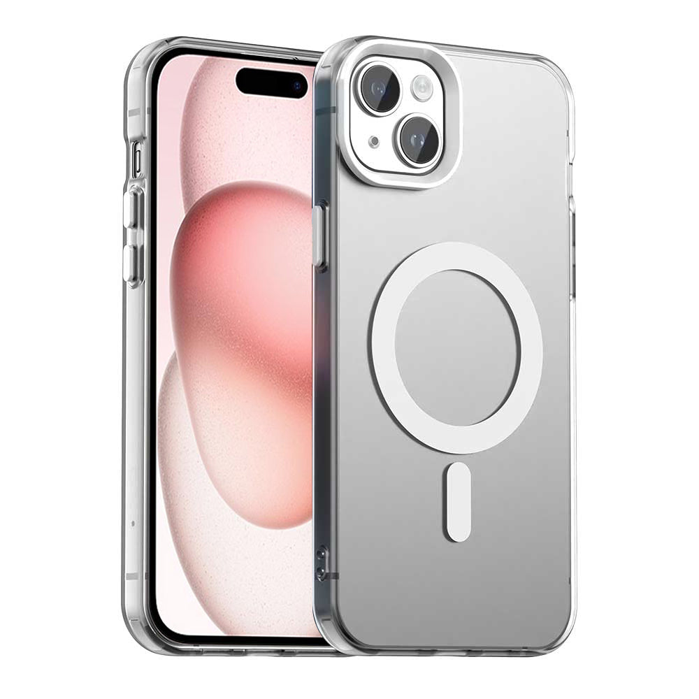 Funda MagSafe para Apple iPhone 15 Plus, Techsuit, CandyCase, Blanca