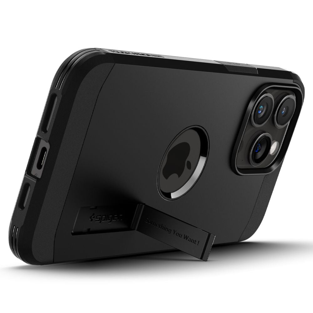 MagSafe Case for Apple iPhone 15 Pro Max, Spigen, Tough Armor, Black ACS06594
