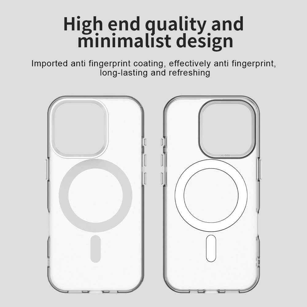 Funda MagSafe para Apple iPhone 15 Pro Max, Techsuit, CandyCase, Blanca