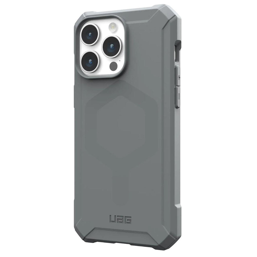 Funda MagSafe para Apple iPhone 15 Pro Max, Urban Armor Gear, Essential Armor, Plateada