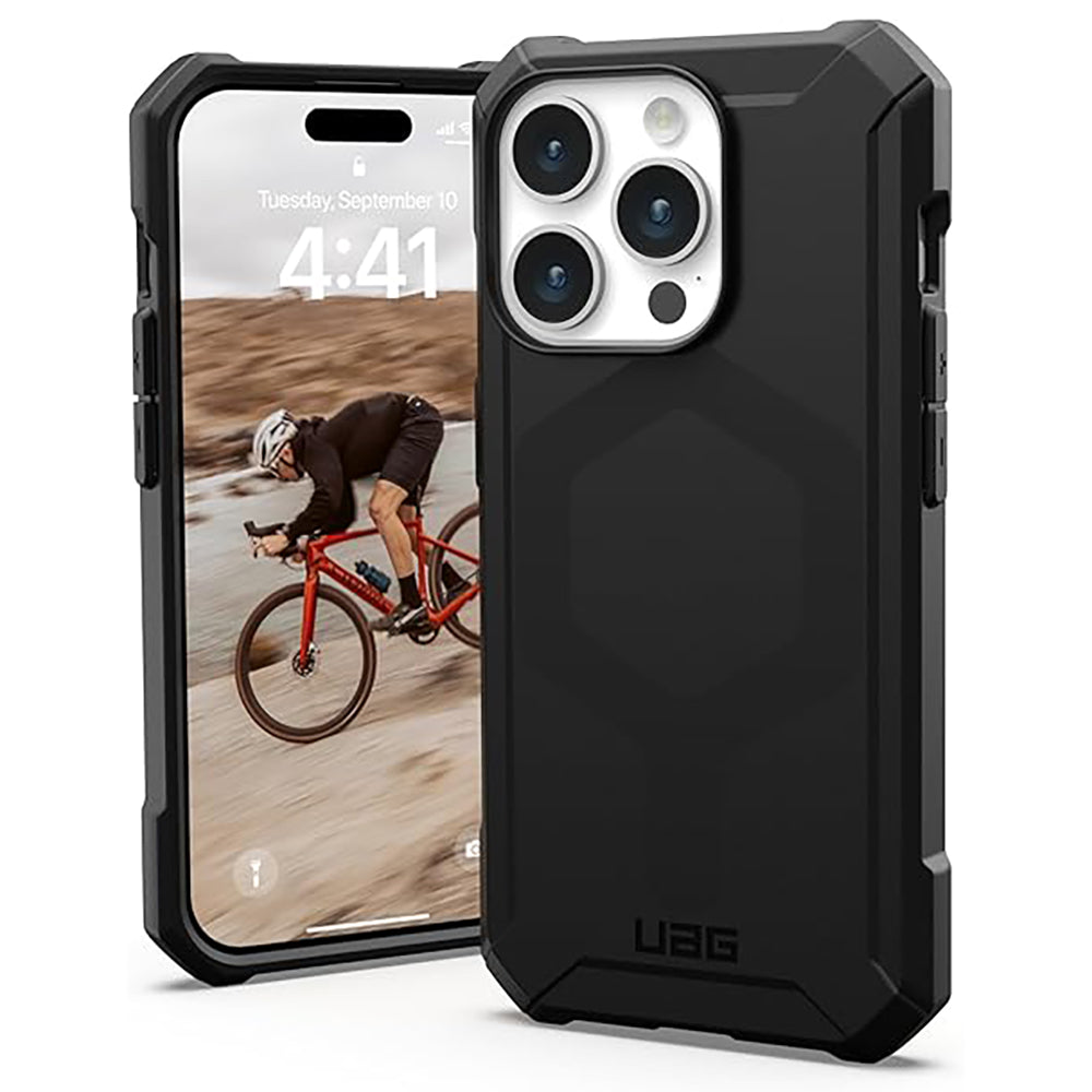 Funda MagSafe para Apple iPhone 15 Pro Max, Urban Armor Gear, Essential Armor, Negra