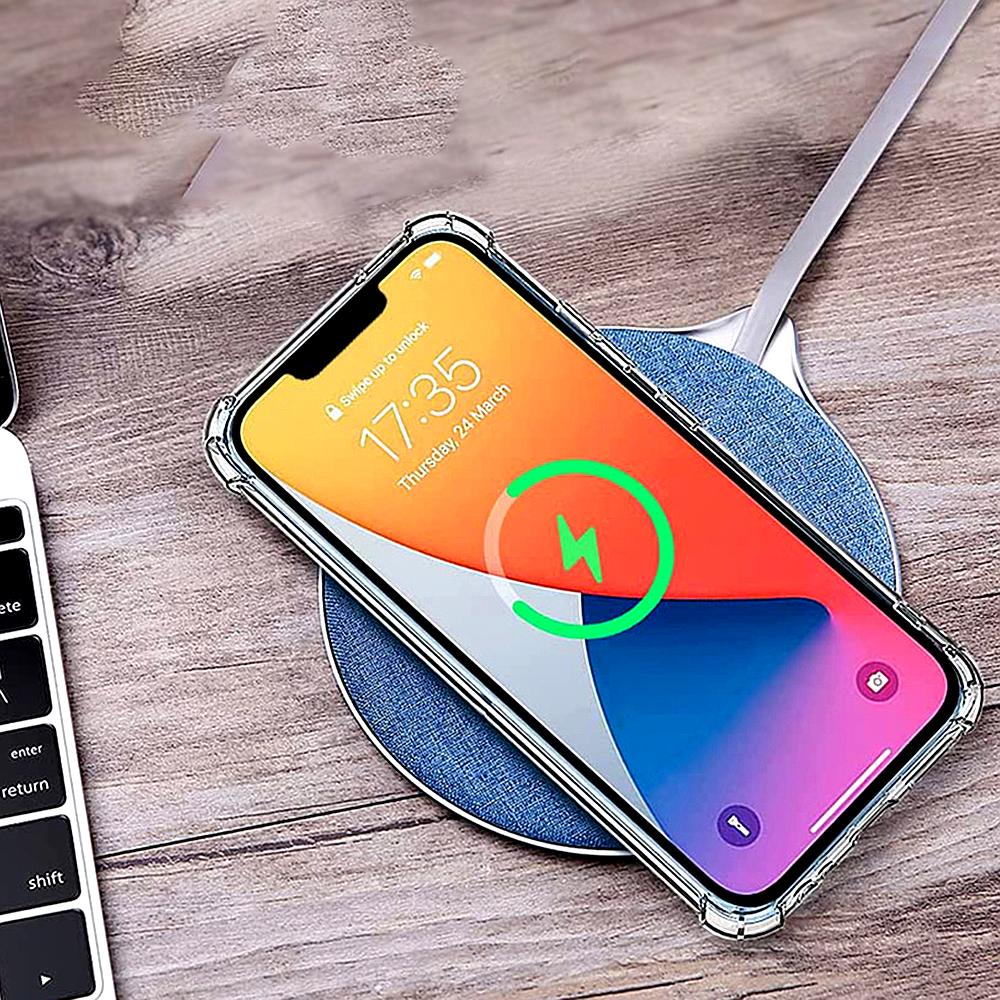 Funda MagSafe para Apple iPhone 15 Pro, Techsuit, Transparente a prueba de golpes, Ahumada