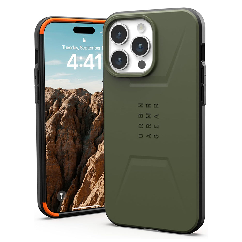Funda MagSafe para Apple iPhone 15 Pro, Urban Armor Gear, Civilian, Verde