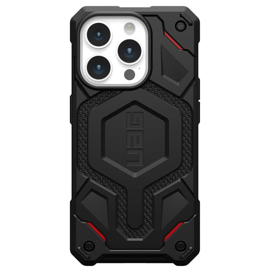 Funda MagSafe para Apple iPhone 15 Pro, Urban Armor Gear, Monarch Pro Kevlar, Negra