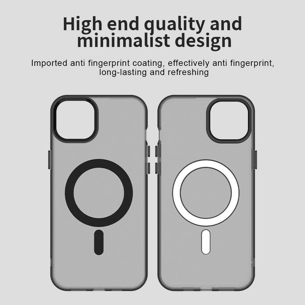 Funda MagSafe para Apple iPhone 15, Techsuit, CandyCase, Negra