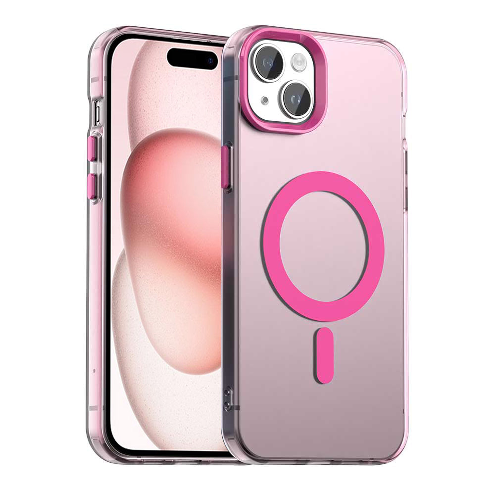 Funda MagSafe para Apple iPhone 15, Techsuit, CandyCase, Rosa