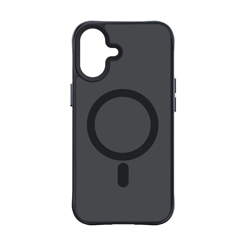 Funda MagSafe para Apple iPhone 16, 3MK, Smoke MagCase, Negra