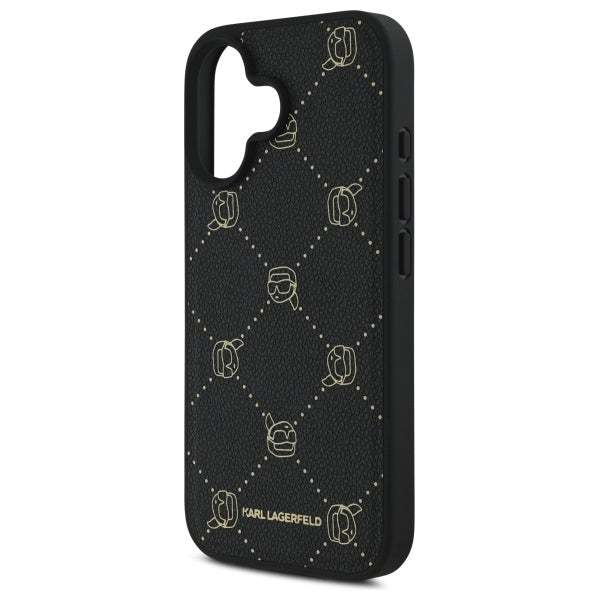 Funda MagSafe para Apple iPhone 16, Karl Lagerfeld, Karl's Head, Negra