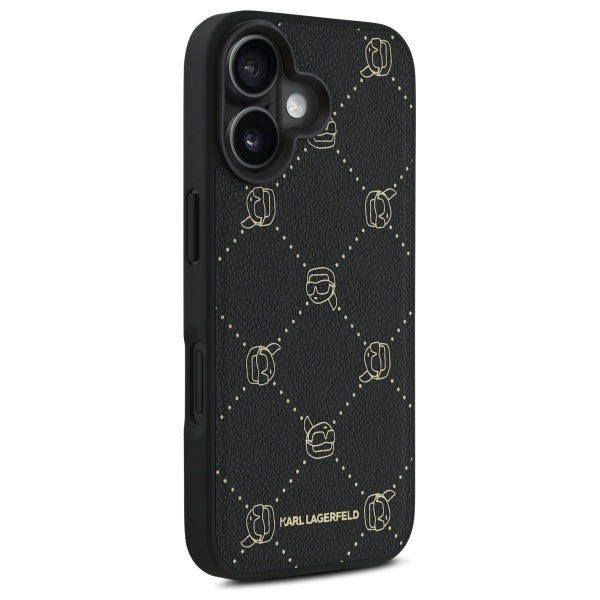 Funda MagSafe para Apple iPhone 16, Karl Lagerfeld, Karl's Head, Negra