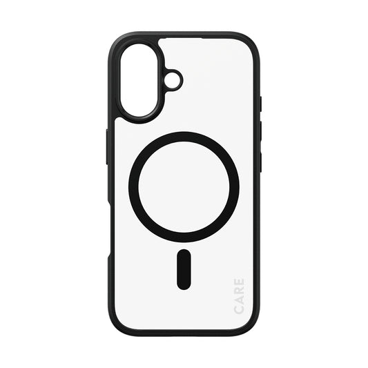 Funda MagSafe para Apple iPhone 16, PanzerGlass, Care Urban Combat, Negra Transparente