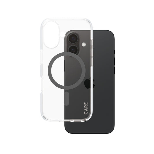 Funda MagSafe para Apple iPhone 16, PanzerGlass, Care Urban Combat, Transparente Negra
