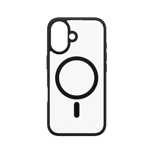 Funda MagSafe para Apple iPhone 16, PanzerGlass, Frame, Transparente Negra