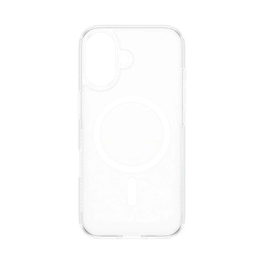 Funda MagSafe para Apple iPhone 16, PanzerGlass, HardCase, Transparente Blanca