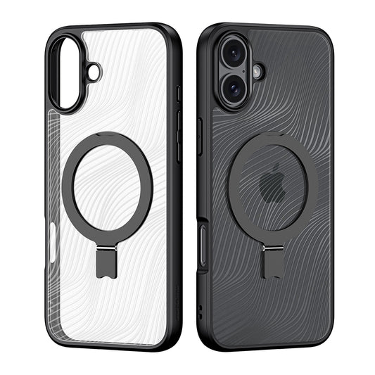 Funda MagSafe para Apple iPhone 16 Plus, DUX DUCIS, Aimo Stand, Negra