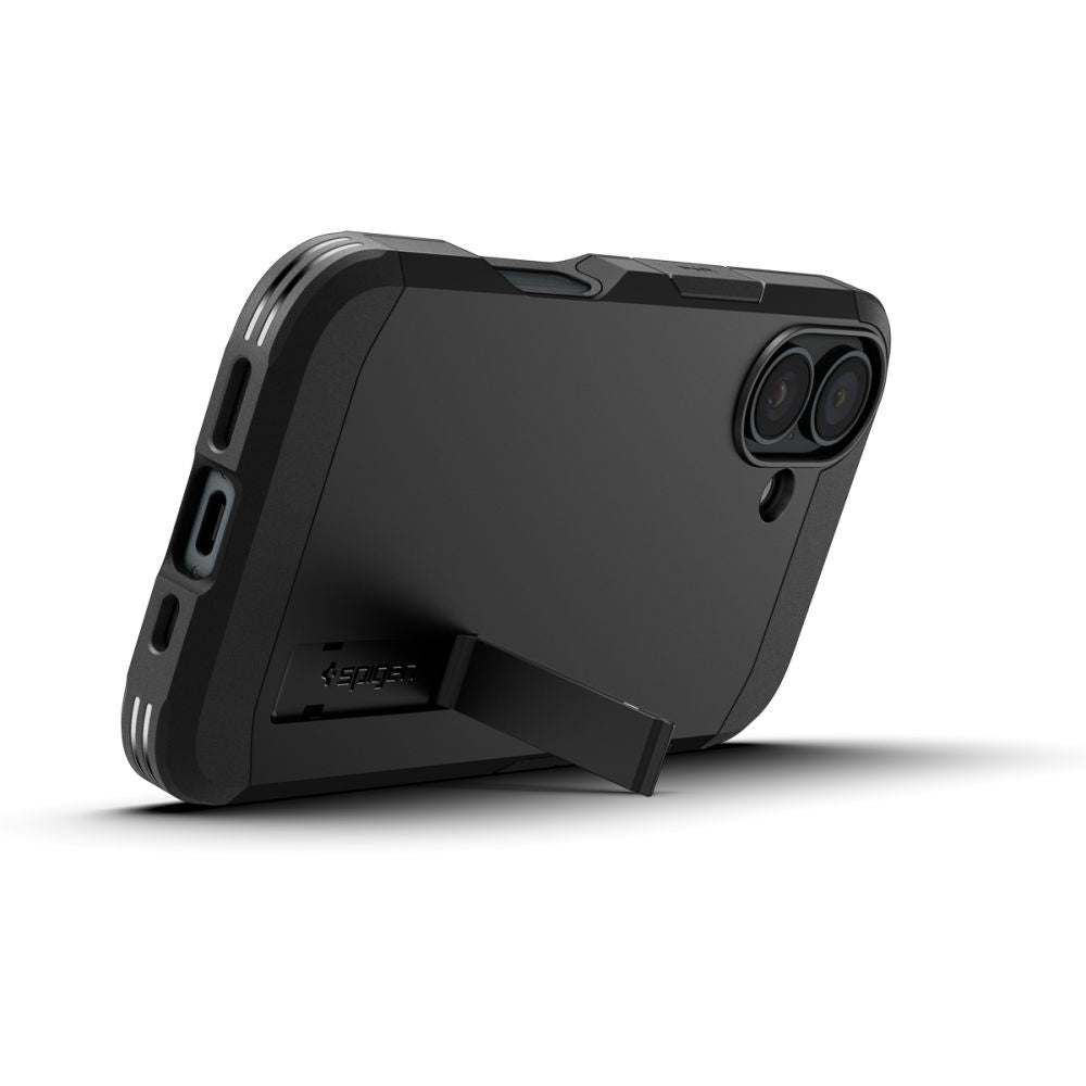 Funda MagSafe para Apple iPhone 16 Plus, Spigen, Tough Armor, Negra