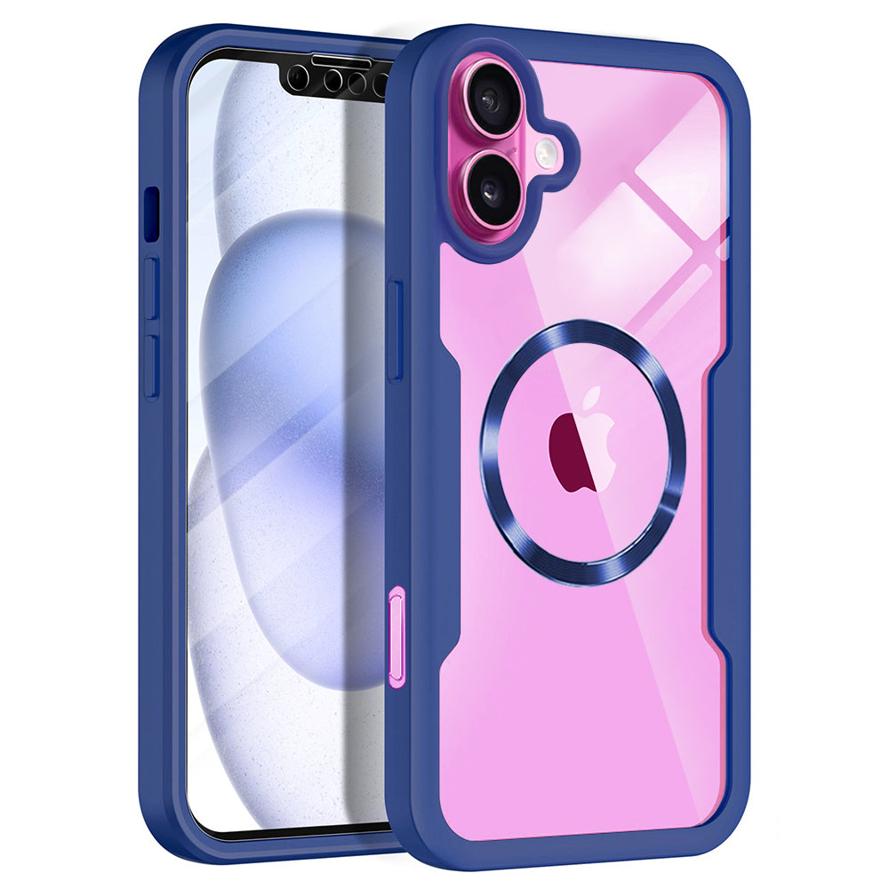Funda MagSafe para Apple iPhone 16 Plus, Techsuit, ColorVerse 360, Azul