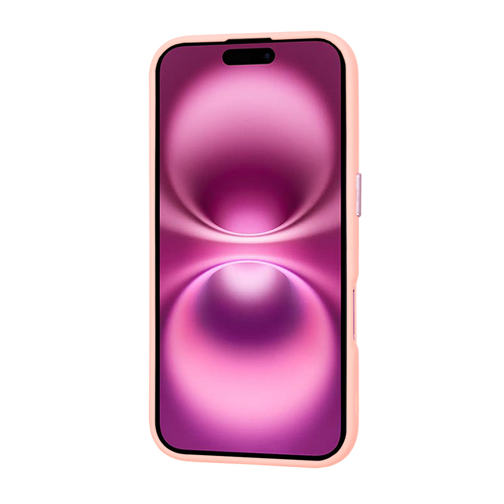 Funda MagSafe para Apple iPhone 16 Plus, Techsuit, HaloFrost, Rosa