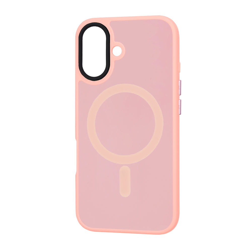 Funda MagSafe para Apple iPhone 16 Plus, Techsuit, HaloFrost, Rosa