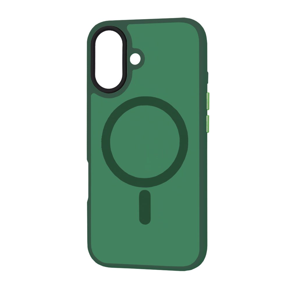 Funda MagSafe para Apple iPhone 16 Plus, Techsuit, HaloFrost, Verde
