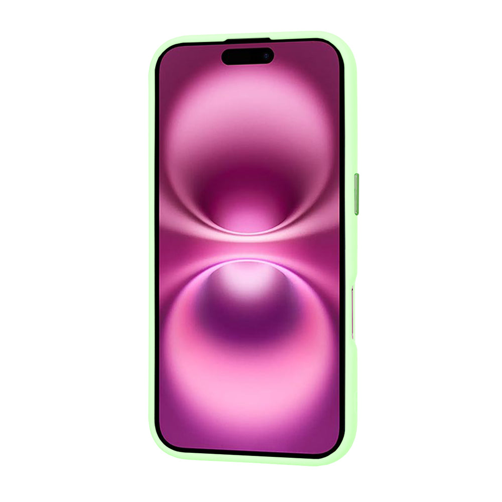 Funda MagSafe para Apple iPhone 16 Plus, Techsuit, HaloFrost, Verde Claro